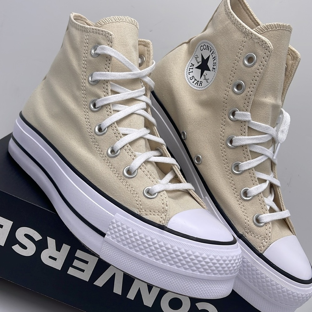 Converse WMNS Cream High-Top Platform Sneakers A08214F
CTAS LIFT HI
NATURAL IVOR - Picture 6 of 16